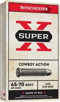 Winchester Super-X Ammunition - 45-70 GOVT - 405 Grain Lead Flat Nose - 20 Rounds Winchester Super-X Ammunition - 45-70 GOVT - 405 Grain Lead Flat Nose - 20 Rounds