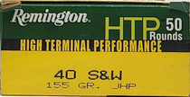 Remington | 40 S&W 155gr JHP | 50 Rounds