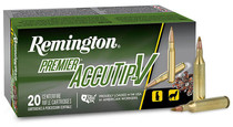 Remington Premier Accutip Ammunition - 17 Remington - 20 Grain Accutip-V - 20 Rounds Remington Premier Accutip Ammunition - 17 Remington - 20 Grain Accutip-V - 20 Rounds