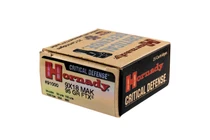Hornady Critical Defense 9x18mm Makarov  95 Grain FTX - 250 Rounds - Brass Case