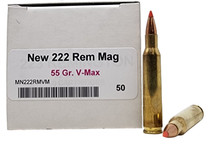 Miwall New Ammunition - 222 Remington Magnum - 55 Grain V-Max - 50 Rounds Miwall New Ammunition - 222 Remington Magnum - 55 Grain V-Max - 50 Rounds