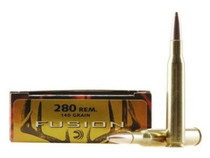 Federal  Fusion Ammunition - 280 Remington - 140 Grain Soft Point - 20 Rounds - Brass Case
