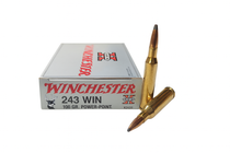 Winchester Varmint-X Ammunition - 243 Winchester - 100 Grain Power Point - 20 Rounds - Brass Case Winchester Varmint-X Ammunition - 243 Winchester - 100 Grain Power Point - 20 Rounds - Brass Case