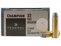 Federal Ammunition  - 32 H&R Magnum - 95 Grain Lead Semi Wadcutter - 20 Rounds