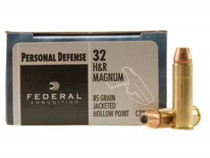 Federal Ammunition  - 32 H&R Magnum - 85 Grain Jacketed Hollow Point - 20 Rounds