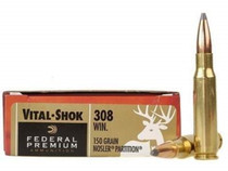Federal Premium Ammunition - 308 Winchester - 150 Grain Nosler Partition - 20 Rounds Federal Premium Ammunition - 308 Winchester - 150 Grain Nosler Partition - 20 Rounds