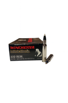 Winchester Ballistic Silver Tip Ammunition - 222 Remington - 40 Grain Ballistic Silvertip - 20 Rounds Winchester Ballistic Silver Tip Ammunition - 222 Remington - 40 Grain Ballistic Silvertip - 20 Rounds