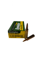 Remington Ammunition - 22-250 Remington - 55  Grain Pointed Soft Point - 20 Rounds