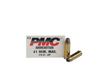 PMC Ammunition - 41 Rem Magnum - 210 Grain Jacketed Hollow Point - 50 Rounds PMC Ammunition - 41 Rem Magnum - 210 Grain Jacketed Hollow Point - 50 Rounds