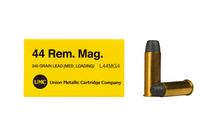 UMC Ammunition - 44 Remington Magnum - 240 Grain Lead - 50 Rounds