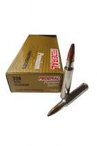 Federal Premium  Ammunition - 338 Winchester Magnum - 210 Grain Nosler - 20 Rounds