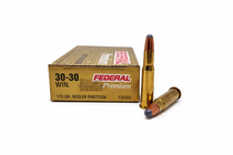 Federal Ammunition - 30-30 Winchester - 170 Grain Nosler Partition - 20 Rounds - Brass Case