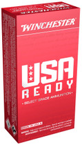 Winchester USA Ready Ammunition - 9 MM Luger - 115 Grain Flat Nose Full Metal Jacket - 50 Rounds Winchester USA Ready Ammunition - 9 MM Luger - 115 Grain Flat Nose Full Metal Jacket - 50 Rounds
