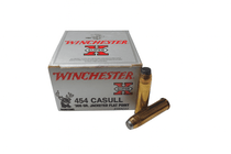 Winchester Super-X Ammunition - 454 Casull - 300 Grain Jacketed Flat Point - 20 Rounds