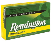 Remington Core-Lokt Ammunition - 338 Winchester Magnum - 250 Grain Pointed Soft Point - 20 Rounds
