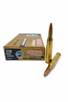 Federal Premium Ammunition - 270  Winchester - 140 Grain Trophy Bonded Bear Claw - 20 Rounds - Brass Case