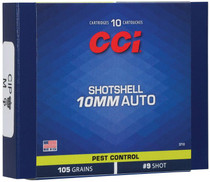 CCI Shotshell | 10 MM Auto 105 Grains #9 Shot | 10 Rounds