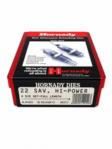 Hornady Full Length Die Set Group A 22 Savage Hi-Power Rifle