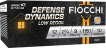 Fiocchi | 12 Gauge 00 Buck 2 3/4" 9 Pellets | 10 Rounds