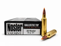 Nosler | 22 Nosler 55 gr BT | 20 Rounds