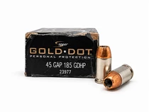 Speer Gold Dot | 45 GAP185gr HP | 20 Rounds