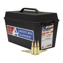Hornady American Gunner 6.5 Grendel - 123 Grain - Boat Tail Hollow Point - 200 Rounds - Brass Case