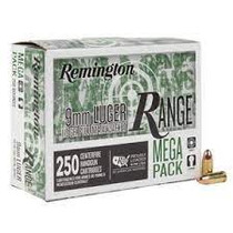 Remington Ammunition - 9 MM Luger - 115 Grain Full Metal Jacket  - 1000 Rounds - Brass Case Remington Ammunition - 9 MM Luger - 115 Grain Full Metal Jacket  - 1000 Rounds - Brass Case