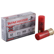 Winchester Super-X  12 Ga  -  2 3/4" - 00 Buckshot - 9 Pellets - 250 Rounds - CASE