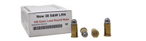 Miwall New Ammunition - 38 S&W - 158 Grain Lead Round Nose - 50 Rounds - Brass Case Miwall New Ammunition - 38 S&W - 158 Grain Lead Round Nose - 50 Rounds - Brass Case