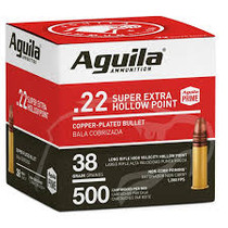 Aguila | 22 Long Rifle 38gr HP | 1000 Rounds