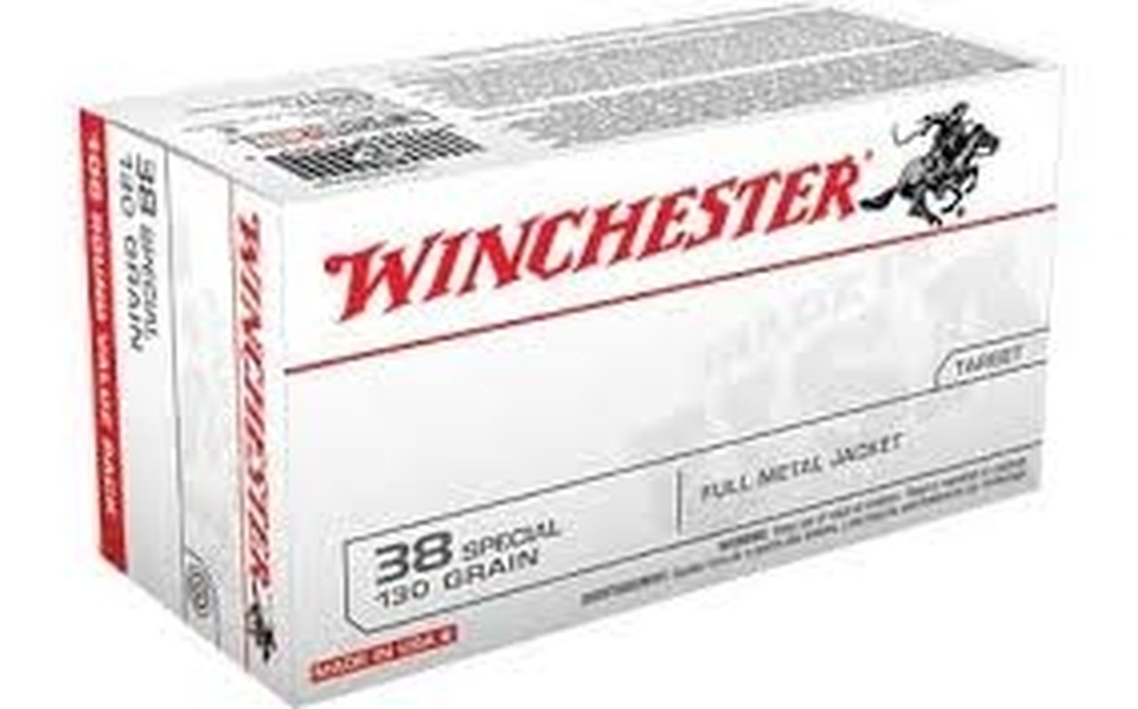 Winchester Ammunition 38 Special 130 Grain Full Metal Jacket 500