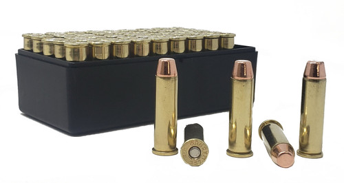 Miwall Reload Ammunition - 357 Magnum - 158 Grain Full Metal Jacket - 50 Rounds - Brass Case Miwall Reload Ammunition - 357 Magnum - 158 Grain Full Metal Jacket - 50 Rounds - Brass Case