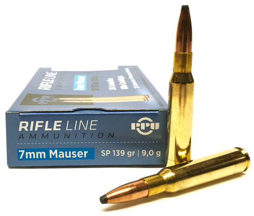 Prvi Partizan Ammunition  - 7x57mm Mauser - 139 Grain Soft Point - 20 Rounds