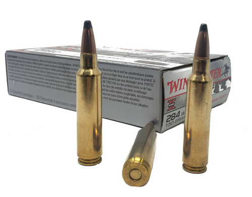 Winchester Super-X Ammunition - 284 Winchester - 150 Grain Power-Point - 20 Rounds - Brass Case