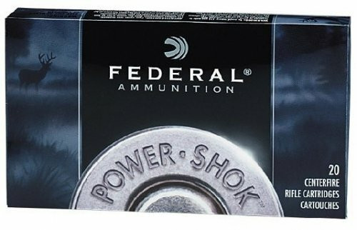 Federal Power-Shok Ammunition - 300 Savage - 150 Grain Power Point - 20 Rounds - Brass Case
