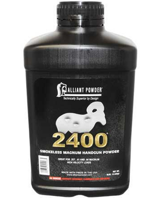 Alliant 2400 Smokeless Powder - 8 Lb. ** ADULT SIGNATURE REQUIRED** SEE DETAILS IN DESCRIPTION Alliant 2400 Smokeless Powder - 8 Lb. ** ADULT SIGNATURE REQUIRED** SEE DETAILS IN DESCRIPTION