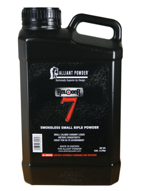 Alliant Reloder 7 Smokeless Powder  - 5Lb. ** ADULT SIGNATURE REQUIRED** SEE DETAILS IN DESCRIPTION