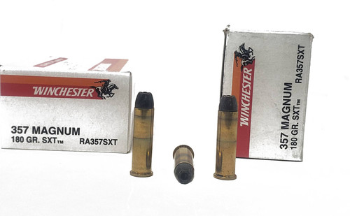 Winchester Ranger Ammunition - 357 Magnum With Black Talon Projectile - 180 Grain SXT - 50 Rounds Limited Quantity