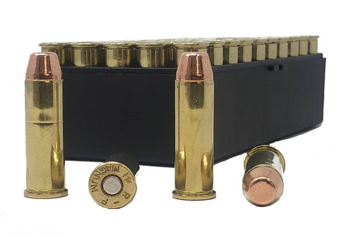 Miwall Reload Ammunition - 41 Rem Magnum - 210 Grain Full Metal Jacket - 50 Rounds - Brass Case