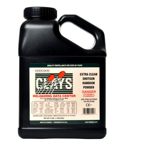 Hodgdon Clays Smokeless Powder - 4 lbs. ** ADULT SIGNATURE REQUIRED** SEE DETAILS IN DESCRIPTION