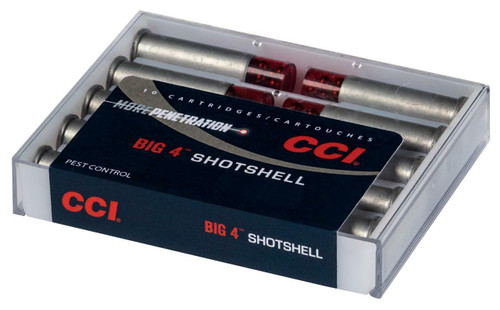 CCI ShotShell Ammunition - 45 Long Colt - #4 Shot - 10 Rounds - Aluminum Case