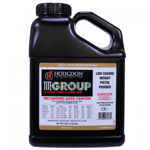 Hodgdon TiteGroup Smokeless Powder - 4 Lb. ** ADULT SIGNATURE REQUIRED** SEE DETAILS IN DESCRIPTION