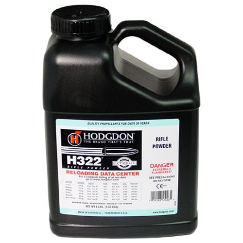 Hodgdon H-322 Smokeless Powder - 8 Lb. ** ADULT SIGNATURE REQUIRED** SEE DETAILS IN DESCRIPTION
