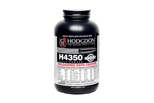 Hodgdon H-4350 Smokeless Powder - 1 Lb. ** ADULT SIGNATURE REQUIRED** SEE DETAILS IN DESCRIPTION