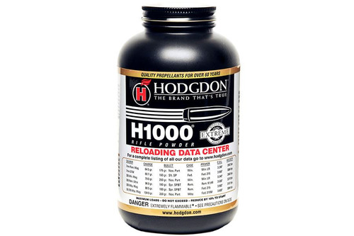 Hodgdon H-1000 Smokeless Powder - 1 Lb. ** ADULT SIGNATURE REQUIRED** SEE DETAILS IN DESCRIPTION