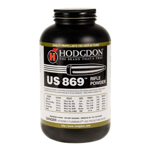 Hodgdon US 869 Smokeless Powder - 1 Lb. ** ADULT SIGNATURE REQUIRED** SEE DETAILS IN DESCRIPTION