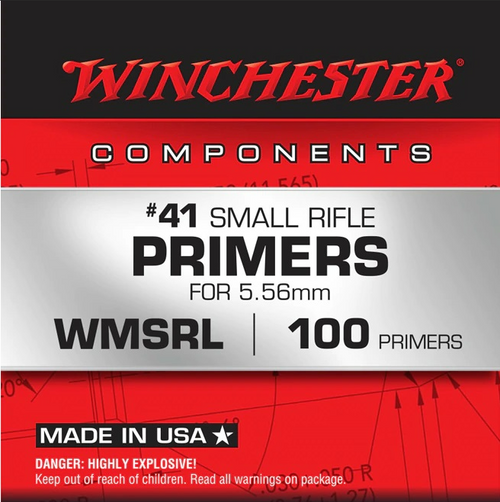 Winchester Small Rifle #41 Primers - 1000 Primers ** ADULT SIGNATURE REQUIRED** SEE DETAILS IN DESCRIPTION