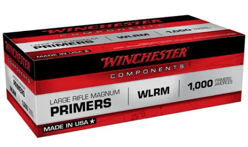 Winchester Large Rifle Magnum Primers - 1000 Primers ** ADULT SIGNATURE REQUIRED** SEE DETAILS IN DESCRIPTION