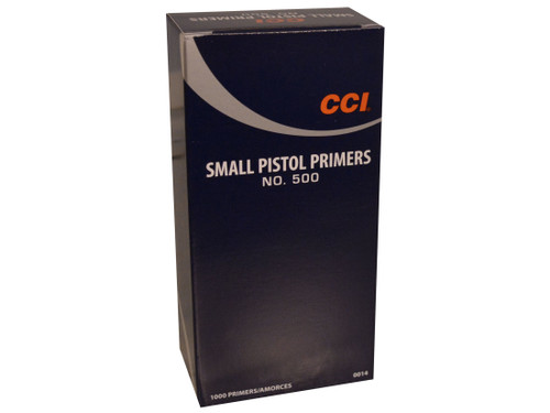 CCI Small Pistol  Primers No. 500 - 1000 Primers ** ADULT SIGNATURE REQUIRED** SEE DETAILS IN DESCRIPTION