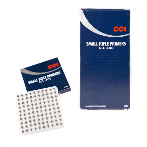 CCI Small Rifle Primers No. 400  - 1000 Primers  ** ADULT SIGNATURE REQUIRED** SEE DETAILS IN DESCRIPTION